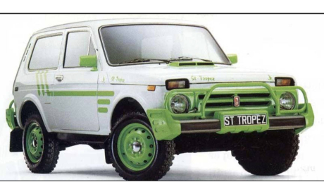 Lada Niva Нива 2121. St-Tropez 1990. VVM., масштабная модель, VMM/VVM, scale43, ВАЗ