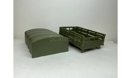 Кузов с тентом Урал-4320. Технопарк, масштабная модель, scale43