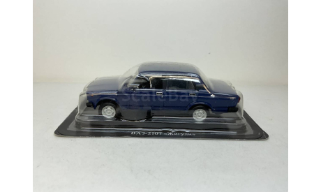 Ваз-2107  «Жигули»  АЛ №31., масштабная модель, Автолегенды СССР журнал от DeAgostini, scale43