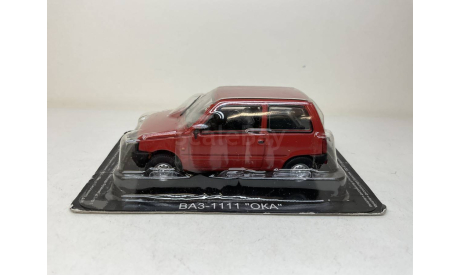 Ваз-1111 «Ока»  АЛ №55., масштабная модель, Автолегенды СССР журнал от DeAgostini, scale43