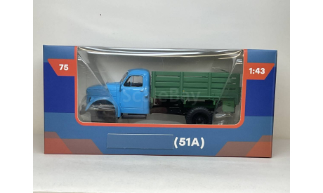 Газ-51А с высоким бортом., масштабная модель, MODIMIO, scale43
