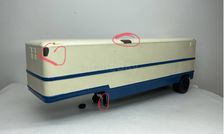 Полуприцеп ОдАЗ. Киммерия, масштабная модель, scale43