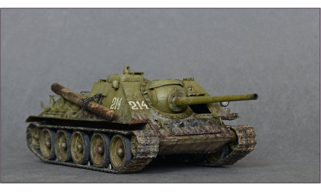 СУ-85, масштабные модели бронетехники, Звезда, scale35