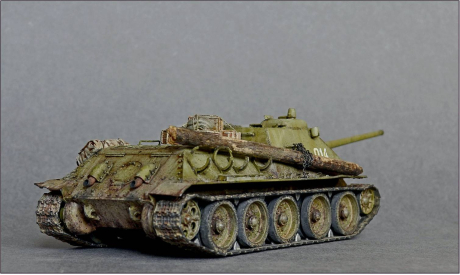 СУ-85, масштабные модели бронетехники, Звезда, scale35