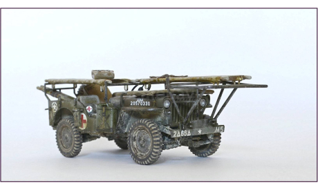 1/4 Ton 4x4 Ambulance Jeep, масштабная модель, Italeri, scale35