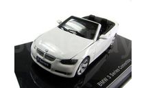 BMW 3 Series Convertible 2007 (White) с открывающимся капотом, масштабная модель, Autoart, scale43