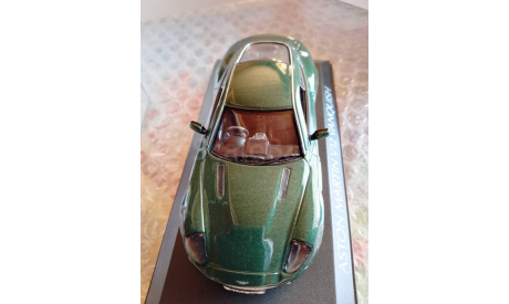 Модель 1/43 Aston Martin V12 Vanquish 2001 Dark Green, масштабная модель, Norev, scale43
