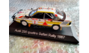 Модель 1/43 Audi 200 QUATTRO #2 Safari Rallye Kenya Roehrl/Geistdoerfer 1987, масштабная модель, Norev, scale43