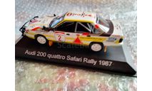 Модель 1/43 Audi 200 QUATTRO #2 Safari Rallye Kenya Roehrl/Geistdoerfer 1987, масштабная модель, Norev, scale43