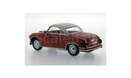 Модель 1/43 AWZ P70 Coupe 1958 Dark Bordeaux and W, масштабная модель, IST Models, scale43
