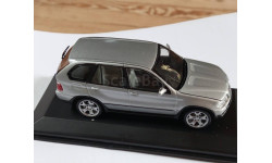 BMW X5 Е53 4.4 2000, silver, 1/43