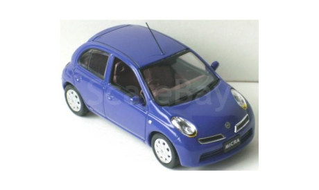 Модель 1/43 Nissan Micra Wild Blueberry 2007, масштабная модель, J-Collection, 1:43