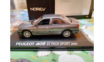 1:43 Peugeot 406 ST Pack Sport 2000 grey castle, масштабная модель, Norev, scale43