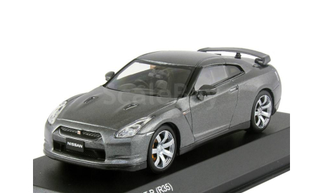 Модель 1/43 NISSAN GT-R(R35) 2008 Dark Metal Grey, масштабная модель, Kyosho, scale43