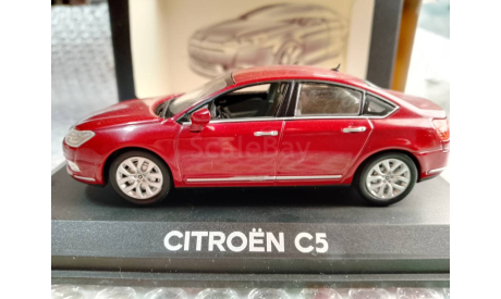 Модель 1/43 Citroen C5 Sedan Red 2008, масштабная модель, Norev, scale43, Citroën