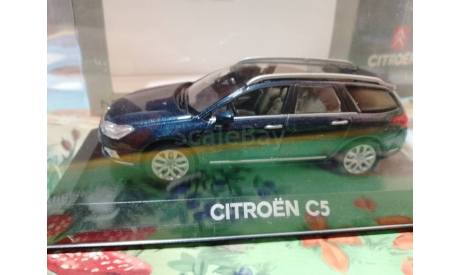 Модель 1/43 Citroen C5 break blue, масштабная модель, Citroën, Norev, scale43