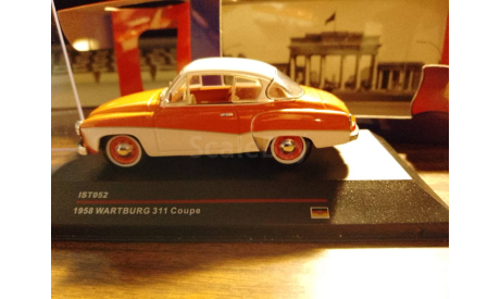 Вартбург Wartburg 311 COUPE 1958 Orange and Cream IST 1:43 IST052, масштабная модель, IST Models, scale43