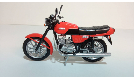 Jawa 350/6380-00 1/24 Наши мотоциклы, масштабная модель мотоцикла, модимо, scale24