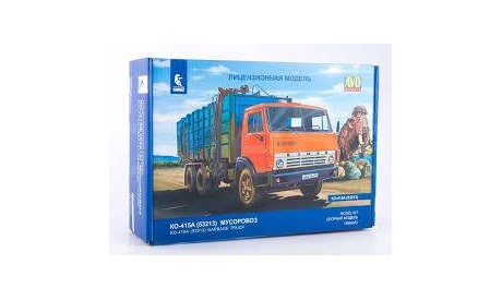 КО-415а (53213) Мусоровоз, сборная модель автомобиля, КамАЗ, AVD Models, scale43