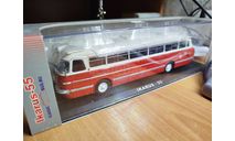 Икарус 55 бордовый Классикбас, масштабная модель, Ikarus, Classicbus, scale43