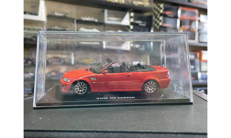 BMW M3 (E46) Cabrio Red, масштабная модель, MaxiCar, scale43