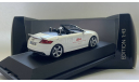 2010 Audi TT RS Roadster Typ (8J) ’Vorsprung durch Qualität’ Ibisweiß, масштабная модель, Schuco, scale43