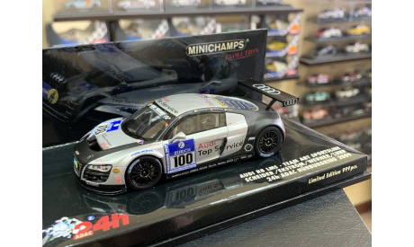 Audi R8 LMS ’24h ADAC Nürburgring 2009’ #100 Team ABT Sportsline, масштабная модель, Minichamps, 1:43, 1/43