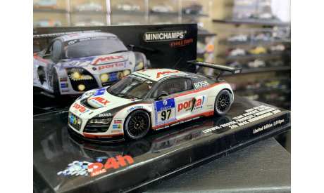 Audi R8 LMS ’24h ADAC Nürburgring 2010’ #97 Team Phoenix Racing, масштабная модель, Minichamps, scale43