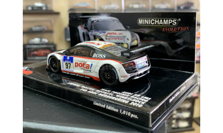 Audi R8 LMS ’24h ADAC Nürburgring 2010’ #97 Team Phoenix Racing, масштабная модель, Minichamps, scale43