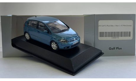 VW Volkswagen Golf Plus, масштабная модель, Minichamps, scale43