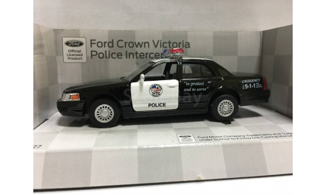 Ford Crown Victoria Interceptor, масштабная модель, Kinsmart, scale0