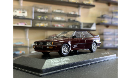 1981 Audi Quattro Coupe B2 Typ (85) Tizianrot metallic, масштабная модель, Minichamps, scale43