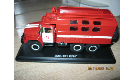 1102 - ЗИЛ-131 кунг пожарный  SSM, масштабная модель, SMM, scale43