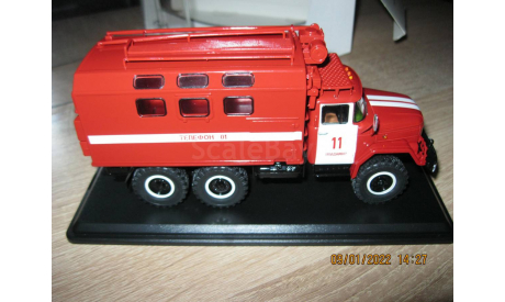 1102 - ЗИЛ-131 кунг пожарный  SSM, масштабная модель, SMM, scale43