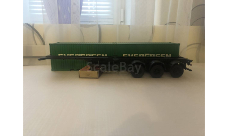 Полуприцеп контейнеровоз МАЗ-938920, масштабная модель, Автоистория (АИСТ), scale43