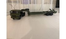 KAMAZ-65225 с полуприцепом чмзап-5247Г, масштабная модель, 1:43, 1/43