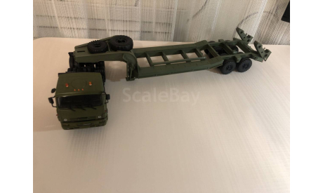 KAMAZ-65225 с полуприцепом чмзап-5247Г, масштабная модель, 1:43, 1/43