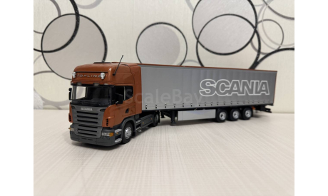 SCANIA R470 TOPLINE с п/п KRONE штора, масштабная модель, Minichamps, scale43