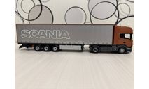 SCANIA R470 TOPLINE с п/п KRONE штора, масштабная модель, Minichamps, scale43