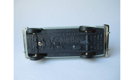 Москвич 412 с багажником, масштабная модель, Тантал, scale43