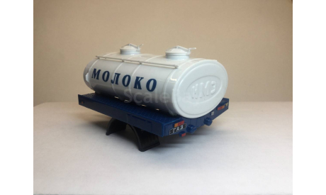 Цистера  «Молоко» Газ 3307.  «АЛ  грузовики» №13., запчасти для масштабных моделей, Автолегенды СССР журнал от DeAgostini, scale43