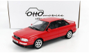 Audi 80 (B4) Quattro Competition 1994 Laser Red, масштабная модель, Ottomobile, scale18