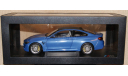 BMW M4 (F82) Coupe 2014 blue metallic, масштабная модель, Paragon Models, scale18