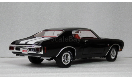 Chevy Chevelle SS (1970) black, масштабная модель, Chevrolet, ERTL (Auto World), 1:18, 1/18