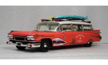 Cadillac Eldorado Ambulance Surf&Snake 1959, масштабная модель, ERTL (Auto World), 1:18, 1/18