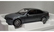 BMW M3 CSL E46 2003 Grey metallic / Norev, масштабная модель, scale18