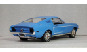 Ford Mustang Fastback Sierra Blue (Rainbow of Colors) 1968, масштабная модель, Greenlight Collectibles, 1:18, 1/18