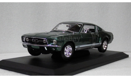 1967 Ford Mustang GTA Fastback, масштабная модель, Maisto, 1:18, 1/18