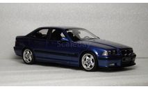 BMW M3 E36 (4-doors sedan) 1995 Estoril Blue, масштабная модель, OttoMobile, scale18