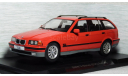 BMW 3-Series Touring (E36) red, масштабная модель, Model Car Group, 1:18, 1/18
